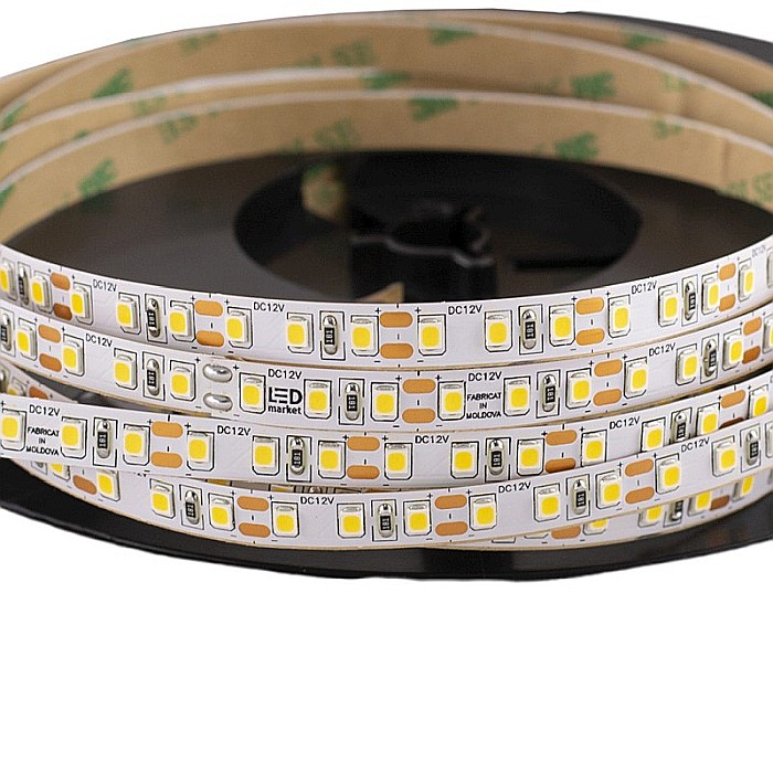 BANDA LED SMD 2835 LUMINA RECE 6000K 24 (V) IP20 LED MARKET 5m/pc [2]
