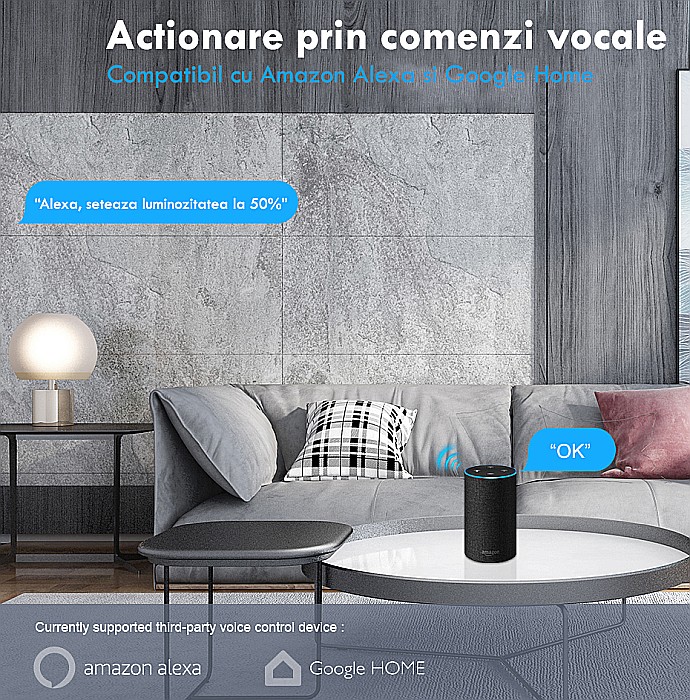 Bec inteligent WiFi, RGB, soclu E27 [8]