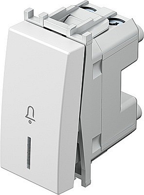 Buton cu LED Simplu TEM 1M 16A IP20 Alb TEM-SM11PWIN01 [2]