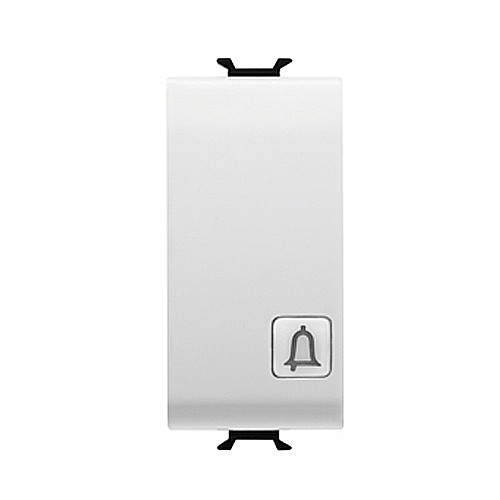Buton cu revenire 1P NO 16A 1 modul CH/Alb [1]