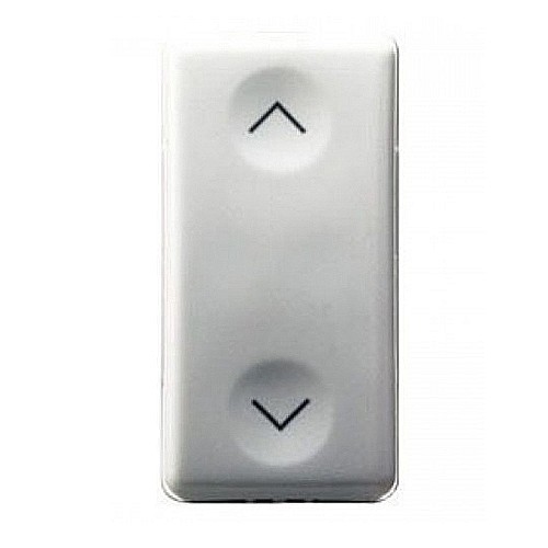 Buton cu revenire UP/DOWN 1P ND+ND 10A 1 modul SY/WH [1]
