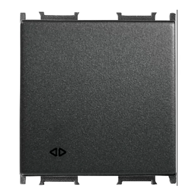 Capac intrerupator cap cruce 2M negru [1]