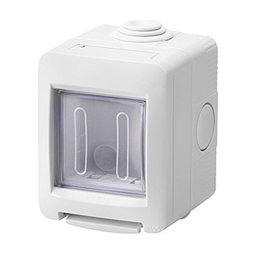 Carcasa aparenta modulara pentru 2 module, IP55, Gri [1]