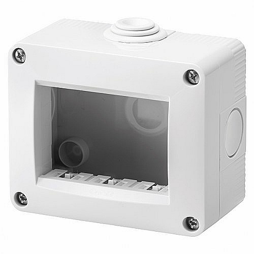Carcasa aparenta modulara pentru 3 module, IP40, Gri [1]