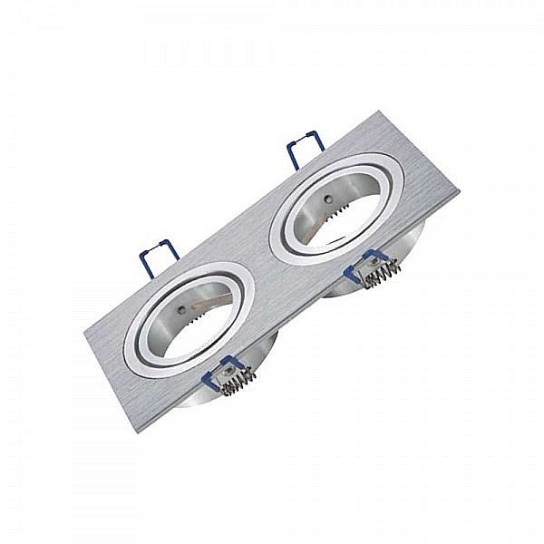 CARCASA PENTRU 2xGU10/GU5.3 NICHEL SPOTTI-S [1]