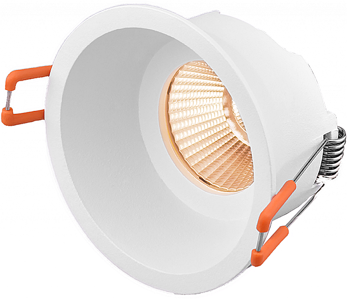 Carcasă rotundă ptr. GU10/GU5.3 TETRA-CF alb [1]