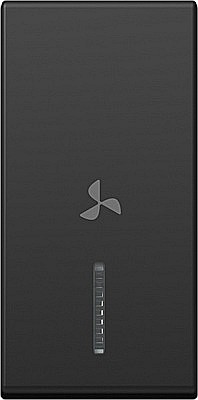 Clapet semn vent.1m TEM negru [1]