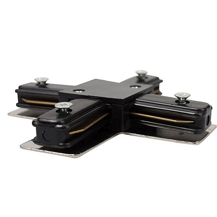 Conector 4x90° WJ-XC03 compatibil doar cu sina monofazata proiector Negru WJ-D02 [1]