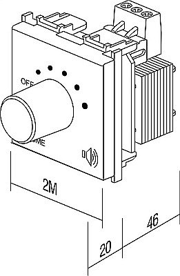 Controller volum 4-8 ohm 35W 2M TEM [3]