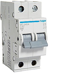 Disjunctor 2P, 40A, 6kA, C [1]