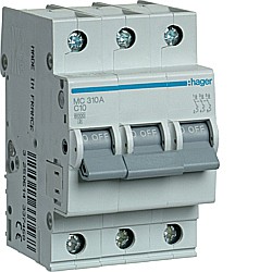 Disjunctor 3P, 13A, 6kA, C [1]