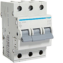 Disjunctor 3P, 3A, 6kA, C [1]
