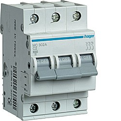 Disjunctor 3P, 1A, 6kA, C [1]