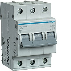 Disjunctor 3P, 63A, 6kA, C [1]