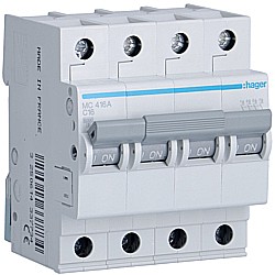 Disjunctor 4P, 16A, 6kA, C [1]