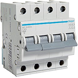 Disjunctor 4P, 40A, 6kA, C [1]