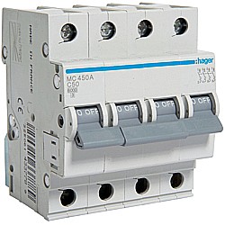 Disjunctor 4P, 50A, 6kA, C [1]