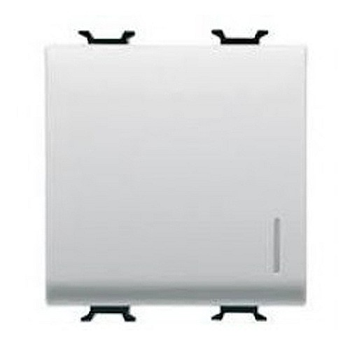 GW10072 Intrerupator cap scara iluminabil 2P 16AX 2 module CH/Alb [1]