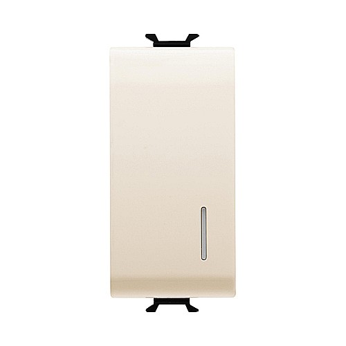 GW11052 Intrerupator cap scara iluminabil 1P 16AX 1 modul CH/Ivoar [1]