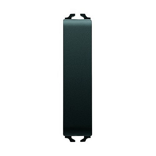 GW12061 Intrerupator cap scara 1P 16AX 1/2 module CH/Negru Satin [1]