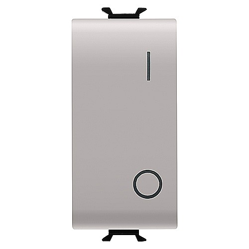 GW13007 Intrerupator 2P 25AX regim greu 1 modul CH/Bej Satin [1]