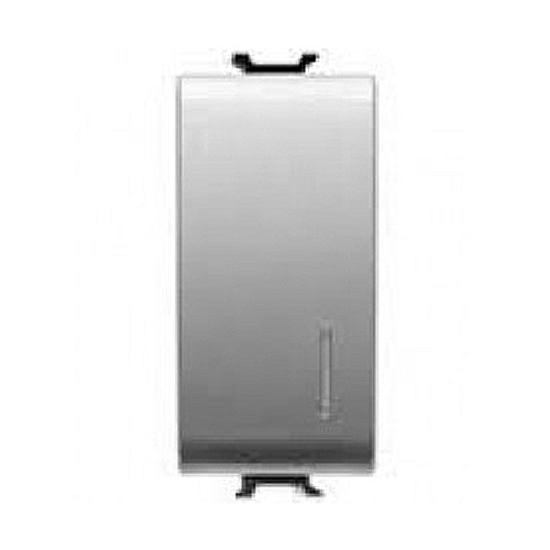 GW14132 Buton cu revenire iluminabil 1P ND 16A 1 modul CH/Gri Titan [1]