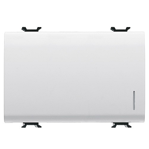 GW15082 Intrerupator cap scara iluminabil 1P 16AX 3 module CH/Alb Satin [1]