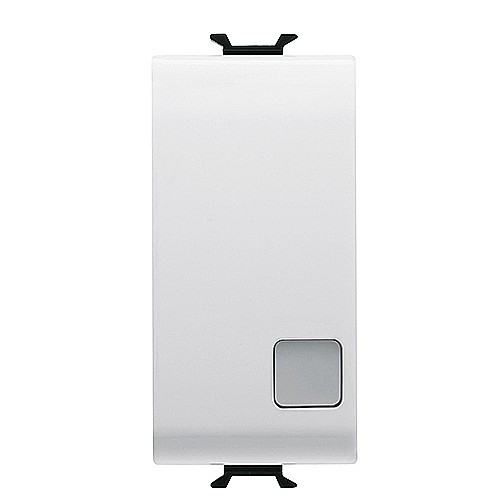 GW15005 Intrerupator iluminabil 2P 1M 16AX CH/Alb Satin [1]