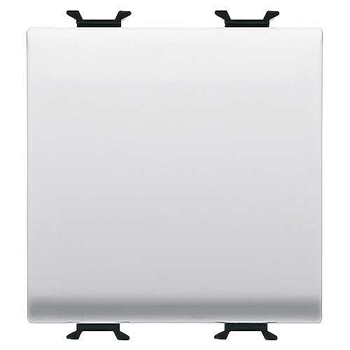 GW15101 Intrerupator cap cruce 1P 16AX 2 module CH/Alb Satin [1]