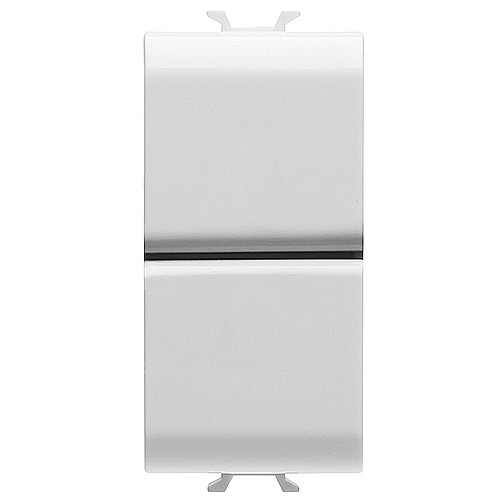 GW15141 Buton 16A 1P NO+NO 1 modul CH/Alb Satin [1]
