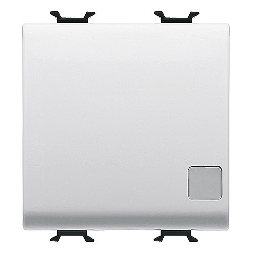 GW15173 Buton 16A 1P NO 2 module CH/Alb Satin [1]