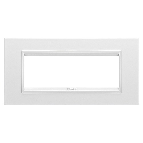 GW16206XW Rama Lux monocrom 6 module CH/Alb Satin [1]