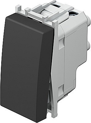 Intrerupator Cruce TEM 1M 16A IP20 Negru [2]