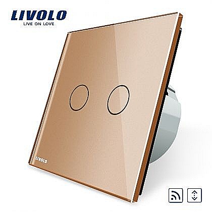 Întrerupător draperie wireless auriu [1]