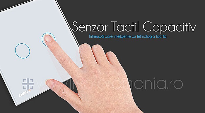 Întrerupător dublu cap scară/ cruce, wireless gri [3]