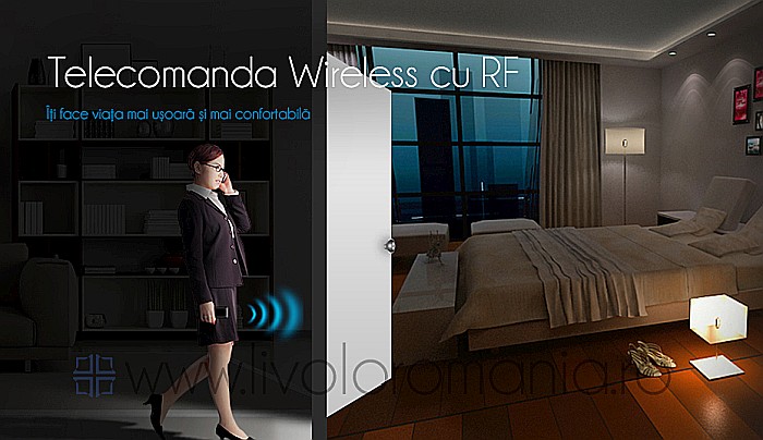 Întrerupător draperie wireless auriu [11]
