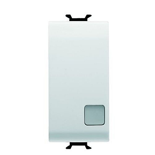 Intrerupator iluminabil 2P 16AX 1 modul CH/Alb [1]