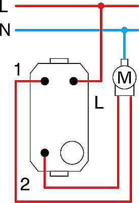 Intrerupator jaluzele TEM Antracit 16A 1M [4]