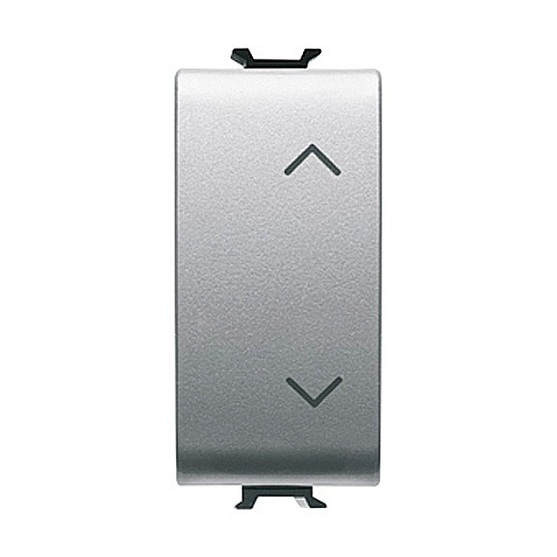 Intrerupator Up/Down 1P 10AX 1 modul CH/Gri Titan [1]