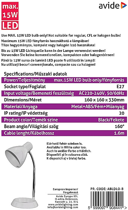 Lampa Birou Basic Base [3]