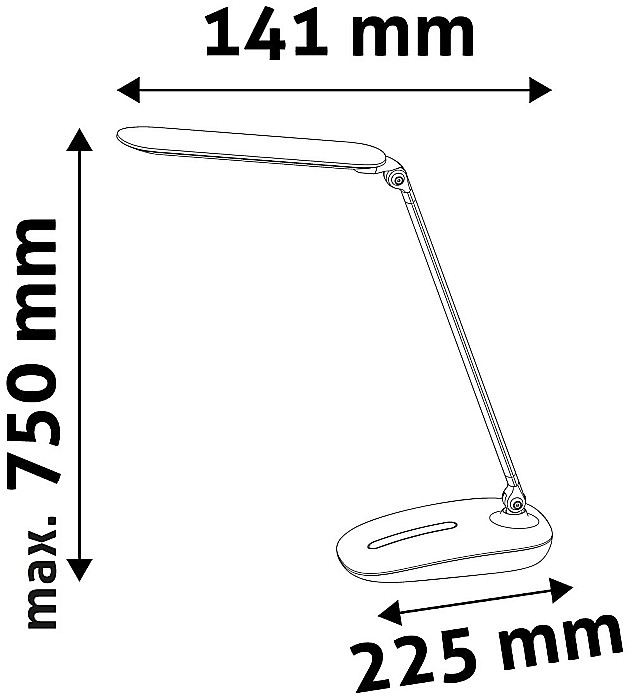 Lampa Birou Foldable Touch - Dimmer [3]