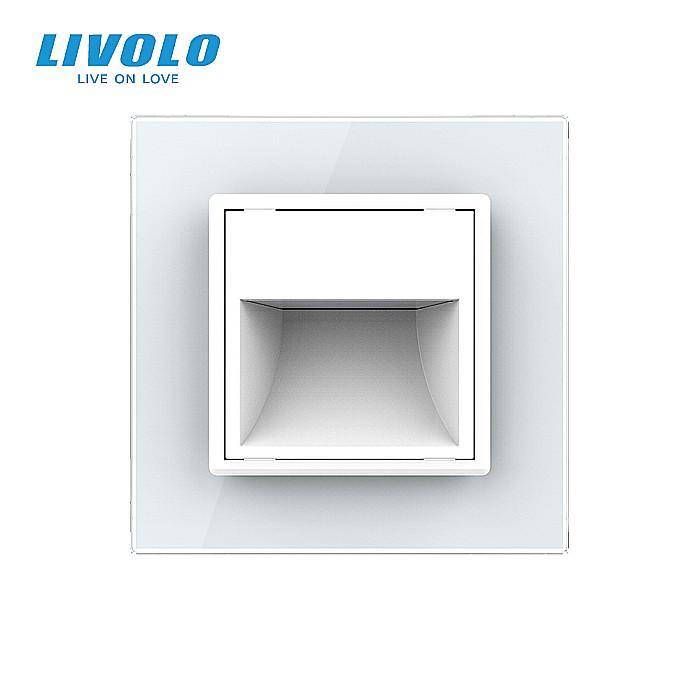 Lampa de orientare scara, cu rama de sticla albastru [5]