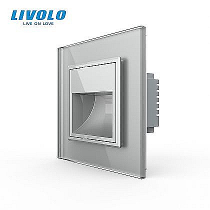 Lampa de orientare scara, cu rama de sticla albastru [1]