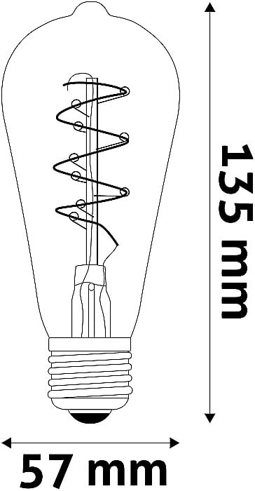 LED Soft Filament ST58 [4]