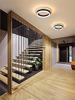 Lustra LED 3 functii decor 30W negru [1]