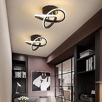 Lustra LED 3 functii infinit 20W negru [1]
