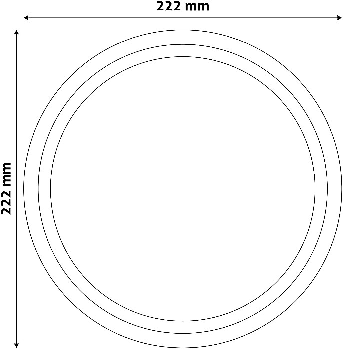 (Merkur-C) Aplica perete IP54 Rotund 12W NW Gray [4]