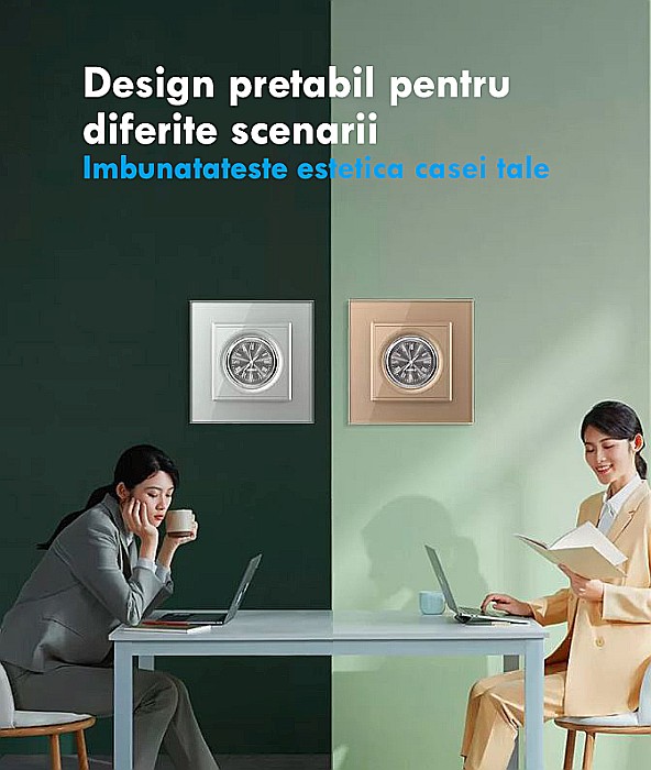 Modul ceas de perete, 2M alb [4]