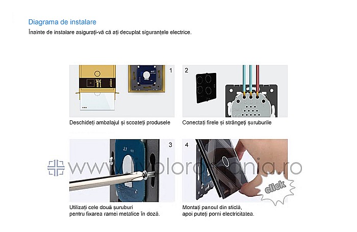 Modul intrerupator cu senzor de prezenta / miscare PIR negru [10]
