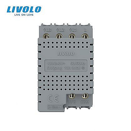 Modul intrerupator simplu, standard italian, control telecomanda RF, 3M [2]